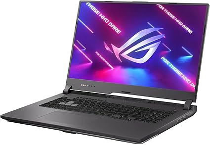 ASUS ROG Strix G17 (2022) Gaming Laptop, 17.3” 144Hz IPS FHD Display, NVIDIA GeForce RTX 3050 GPU, AMD Ryzen 7 6800H Processor, 16GB DDR5 RAM, 512GB SSD, RGB Keyboard, Windows 11, G713RC-RS73